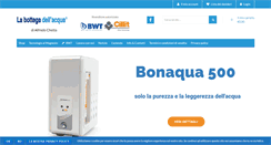 Desktop Screenshot of bottegadellacqua.it